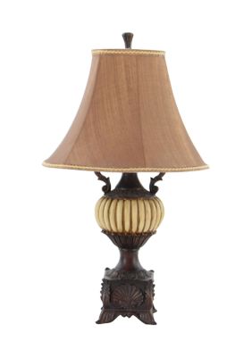 Traditional Polystone Table Lamp - Set of 2