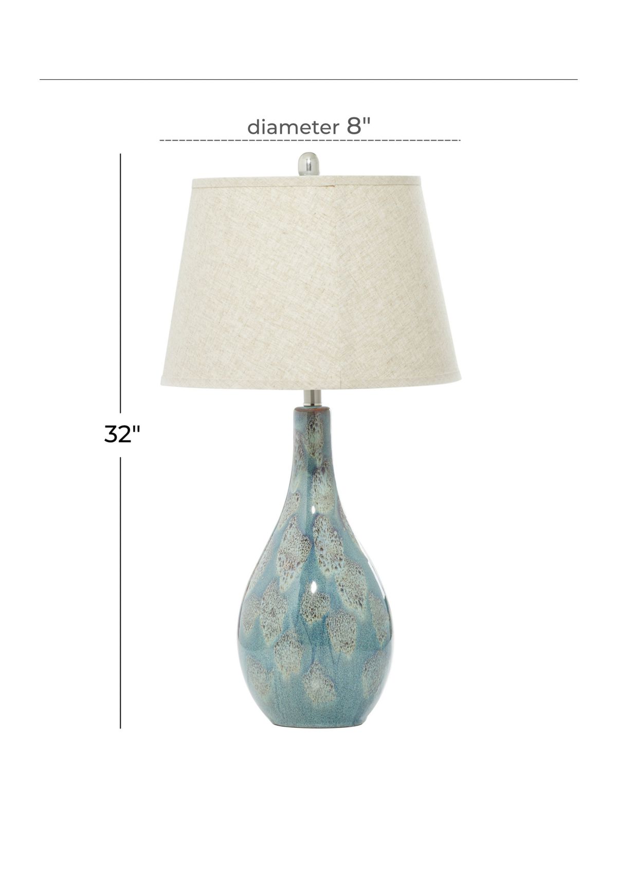 Coastal Ceramic Table Lamp - Set of 2