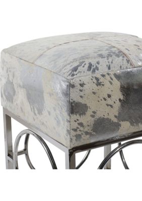 Contemporary Leather Stool
