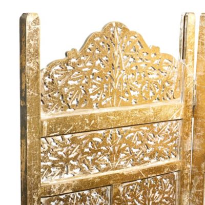 Traditional Wooden Room Divider Screen