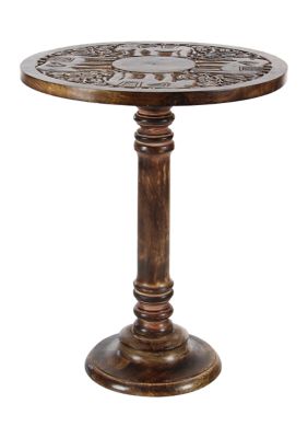 Traditional Mango Wood Accent Table