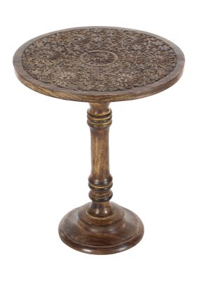 Traditional Mango Wood Accent Table