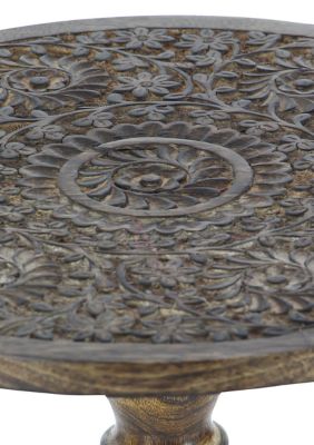 Traditional Mango Wood Accent Table