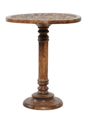 Traditional Mango Wood Accent Table