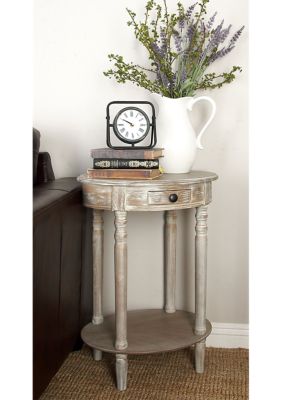 Farmhouse Wood Accent Table