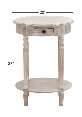 Farmhouse Wood Accent Table