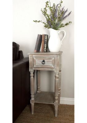 Farmhouse Wood Accent Table