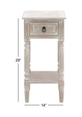 Farmhouse Wood Accent Table