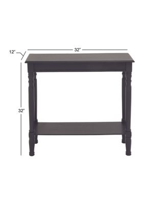 Traditional Wood Console Table