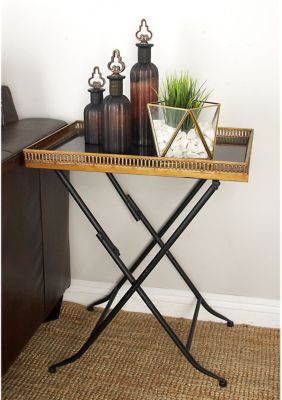 Traditional Metal Accent Table