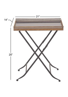 Traditional Metal Accent Table