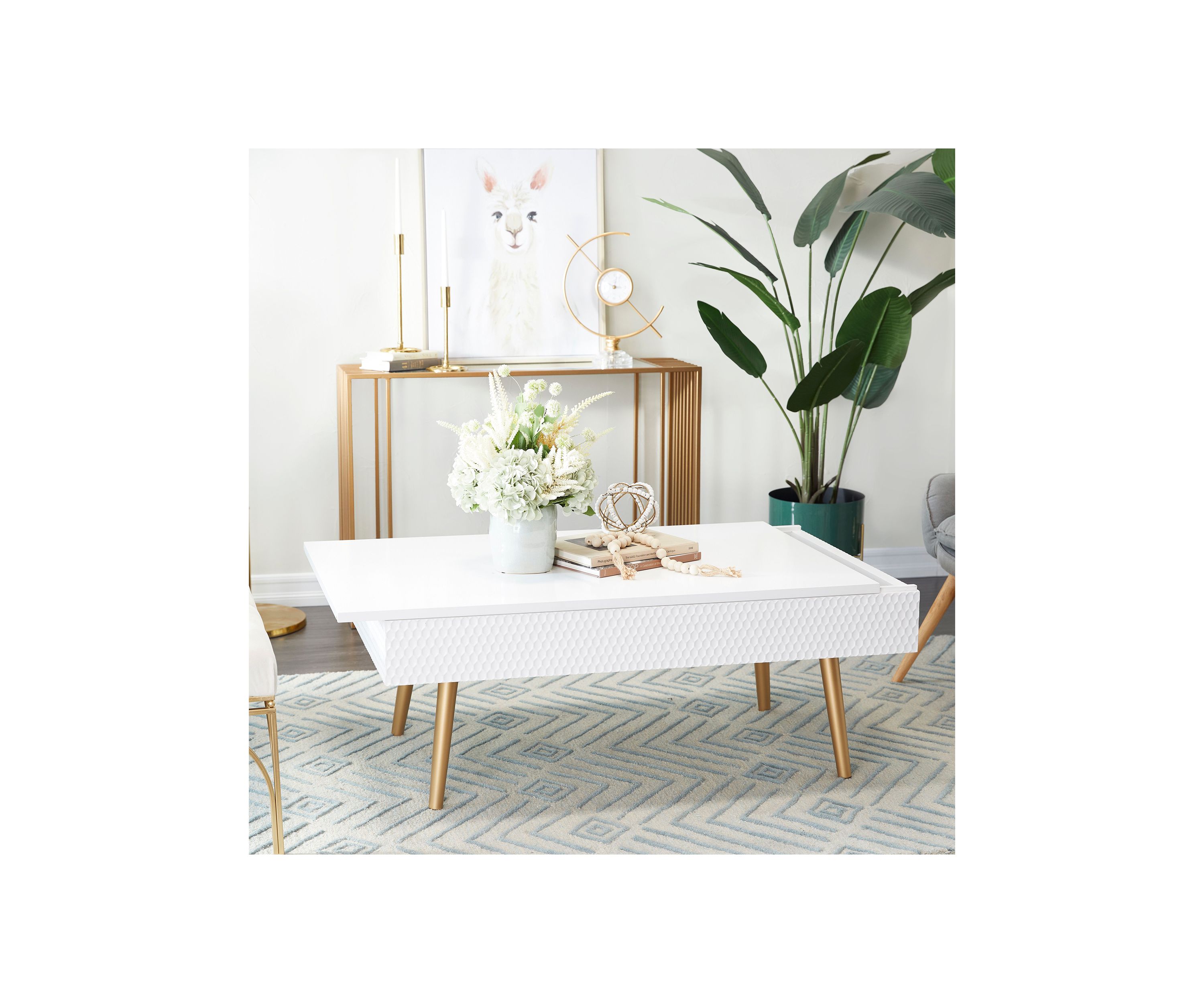 Contemporary Wood Coffee Table