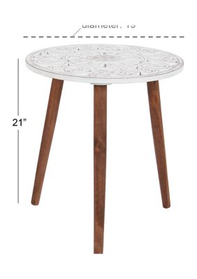 Contemporary Wood Accent Table