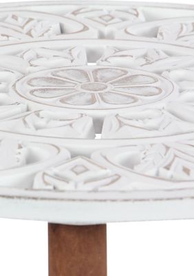 Contemporary Wood Accent Table