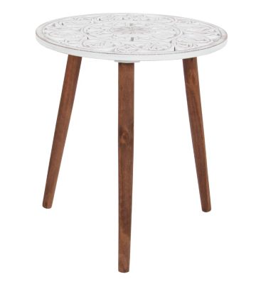 Contemporary Wood Accent Table