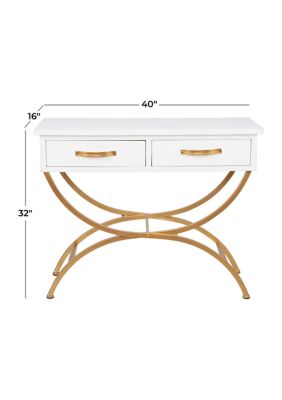 Contemporary Wood Console Table