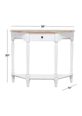 Farmhouse Wood Console Table