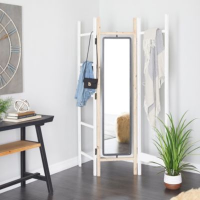 Eclectic Wood Room Divider Screen