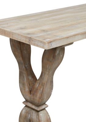 Farmhouse Wood Console Table