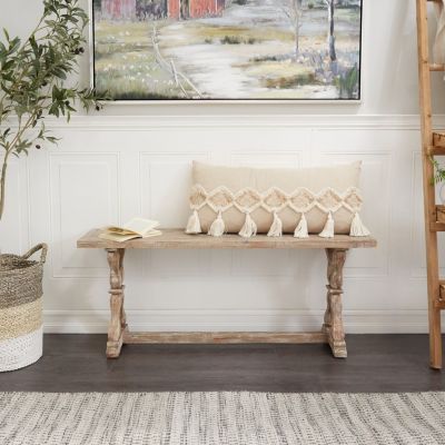 Farmhouse Wood Bench