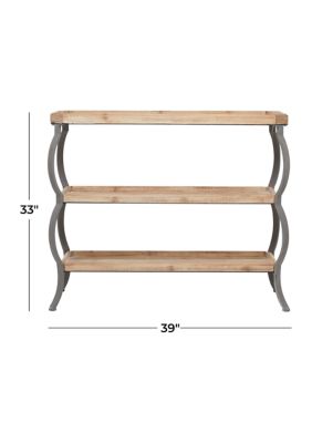 Rustic Wood Console Table