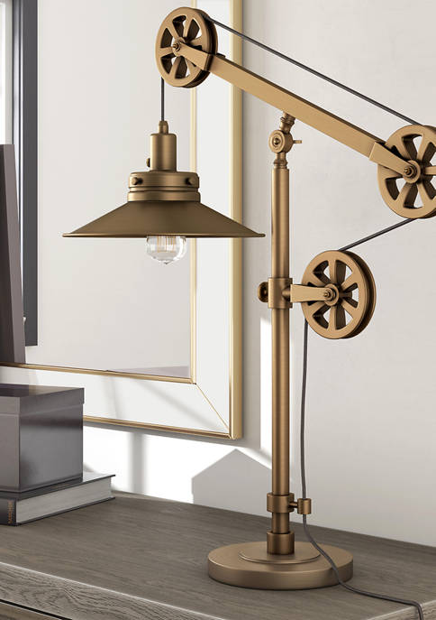 Hinkley & Carter Descartes Table Lamp With Pulley
