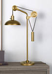 Neo Brass Pulley Table Lamp
