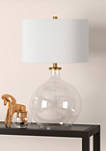 Laelia Clear Glass Table Lamp With Accents