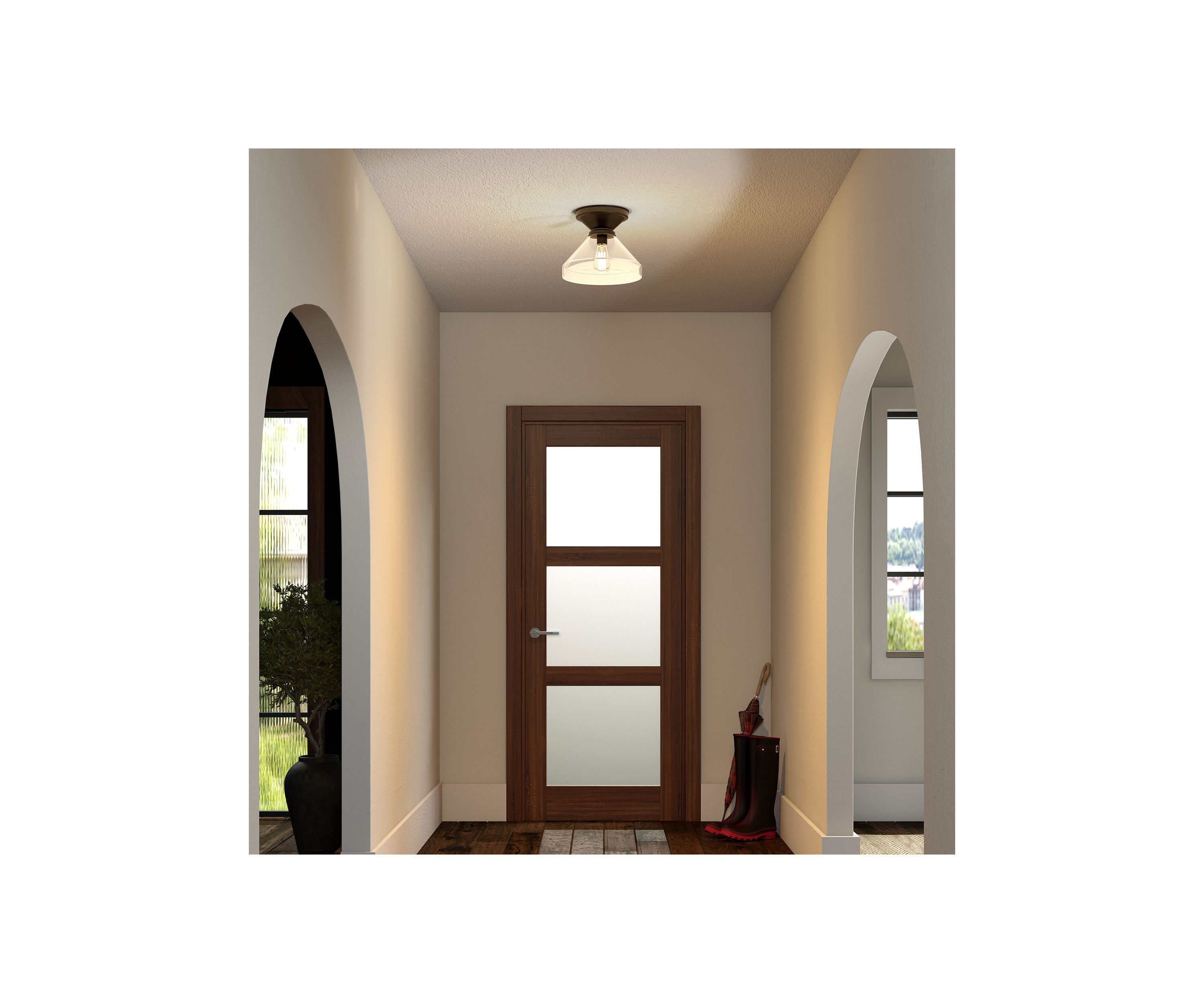 Abbott Semi Flush Mount