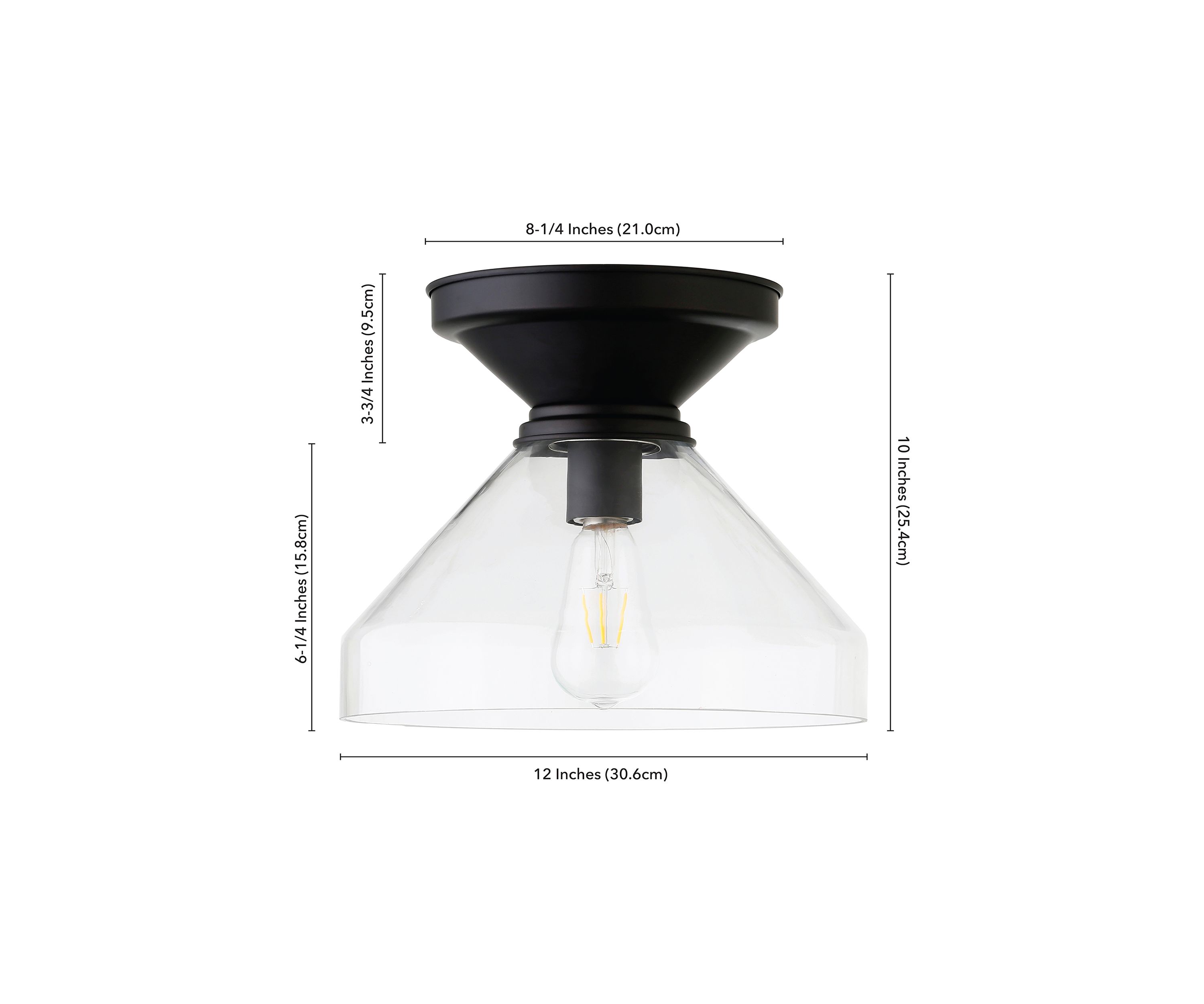 Abbott Semi Flush Mount
