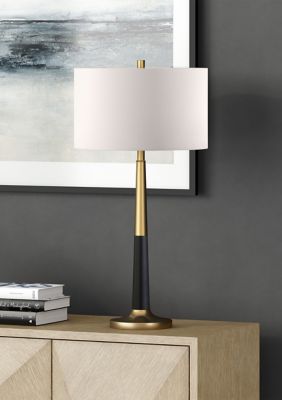 Hinkley & Carter Lyon 29.75"" Tall Two-Tone Table Lamp With Fabric Shade