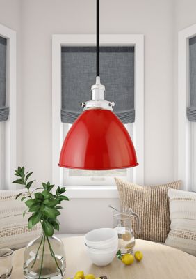 Hinkley & Carter Madison 8"" Pendant With Metal Shade