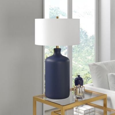 Hinkley & Carter Sloane Table Lamp, Navy Blue -  0810062539079