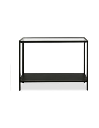 Console Table In Blackened Bronze, 36 Inch Console Table White