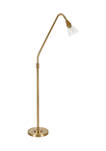 Challice Brass Arc Floor Lamp