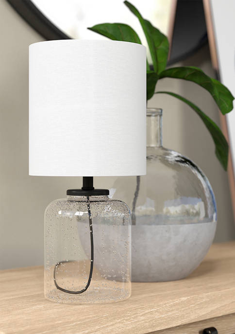 Hinkley & Carter Lowry Seeded Glass Mini Lamp