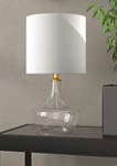 Zola Clear Glass Teardrop Mini Lamp