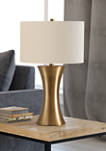 Quince Table Lamp In Antique Brass