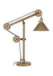 Descartes Table Lamp In Brass With Pulley System