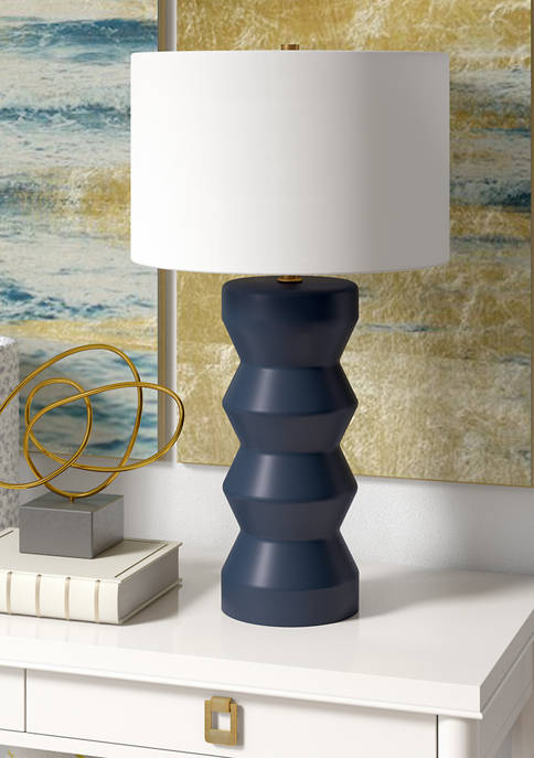 Hinkley & Carter Carlin Ribbed Ceramic Table Lamp