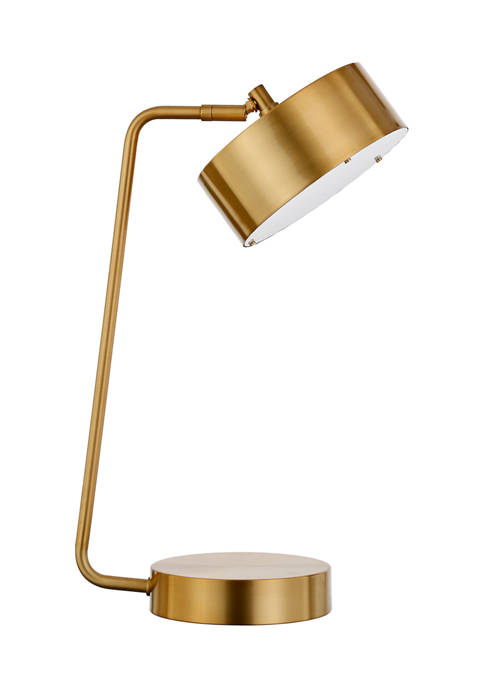 Bradburn Brass Table Lamp with Integrated LED