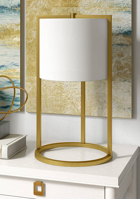 Peyton Asymmetric Brass Finish Table Lamp