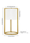 Peyton Asymmetric Brass Finish Table Lamp