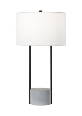 Uma 27.75" Tall Table Lamp with Fabric Shade