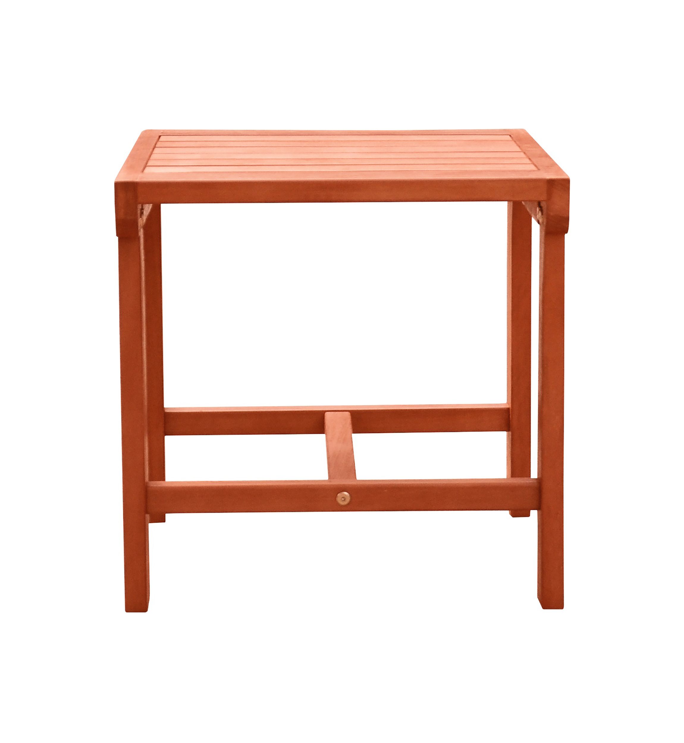 Malibu Outdoor Patio Wood Side Table