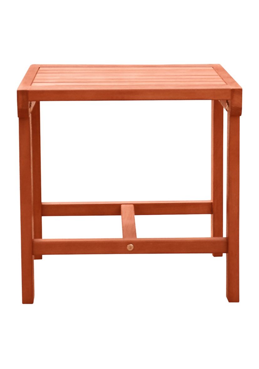 Malibu Outdoor Patio Wood Side Table