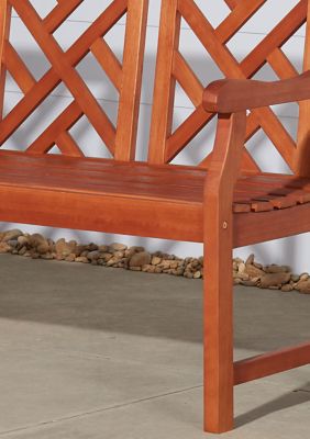 Malibu Outdoor Patio 5-Foot Wood Garden Bench