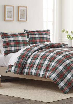 Bee and Willow Plaid Tartan Christmas Bedding Comforter - The Lettered  Cottage