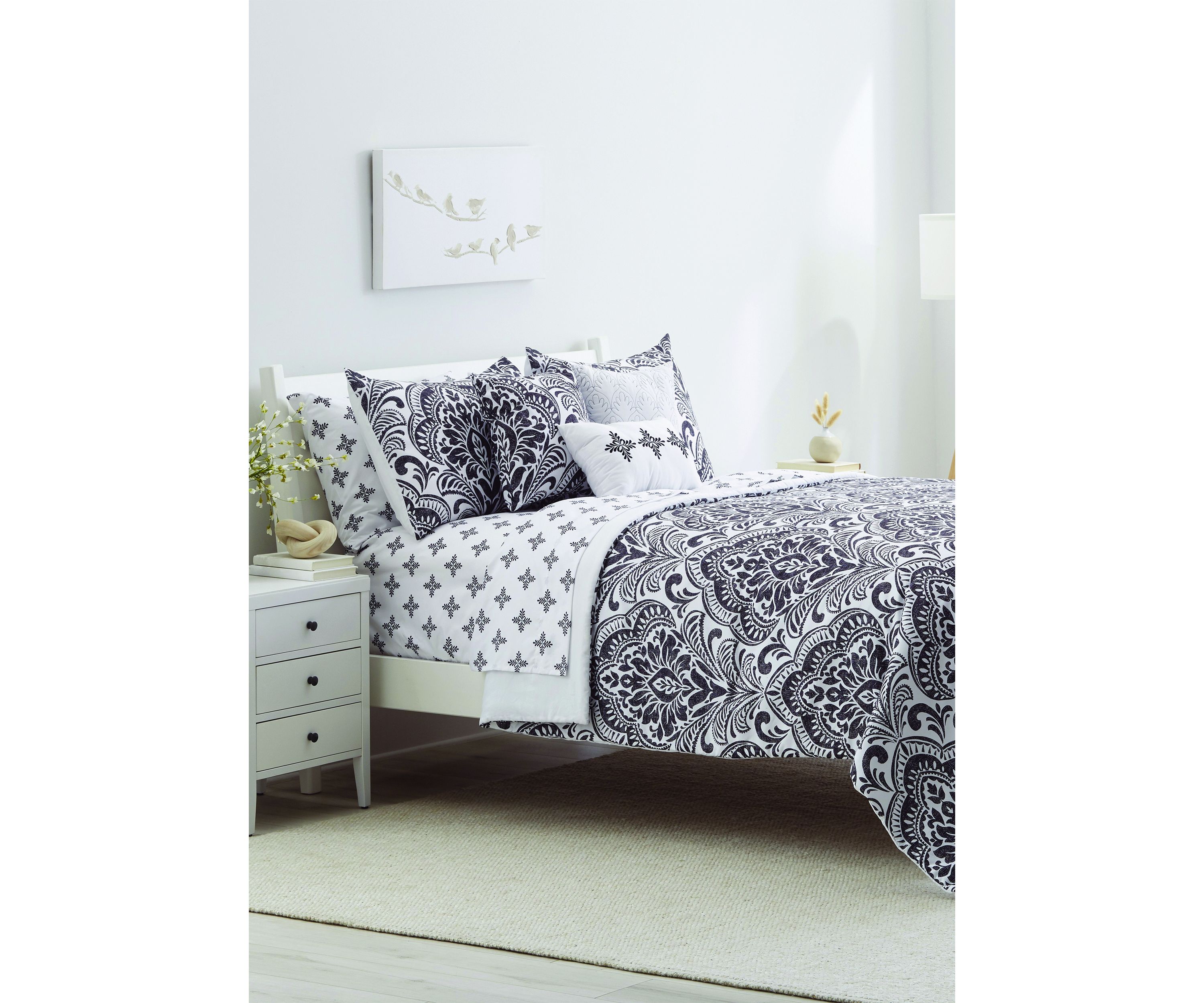Medallion 10 Piece Bedding Set