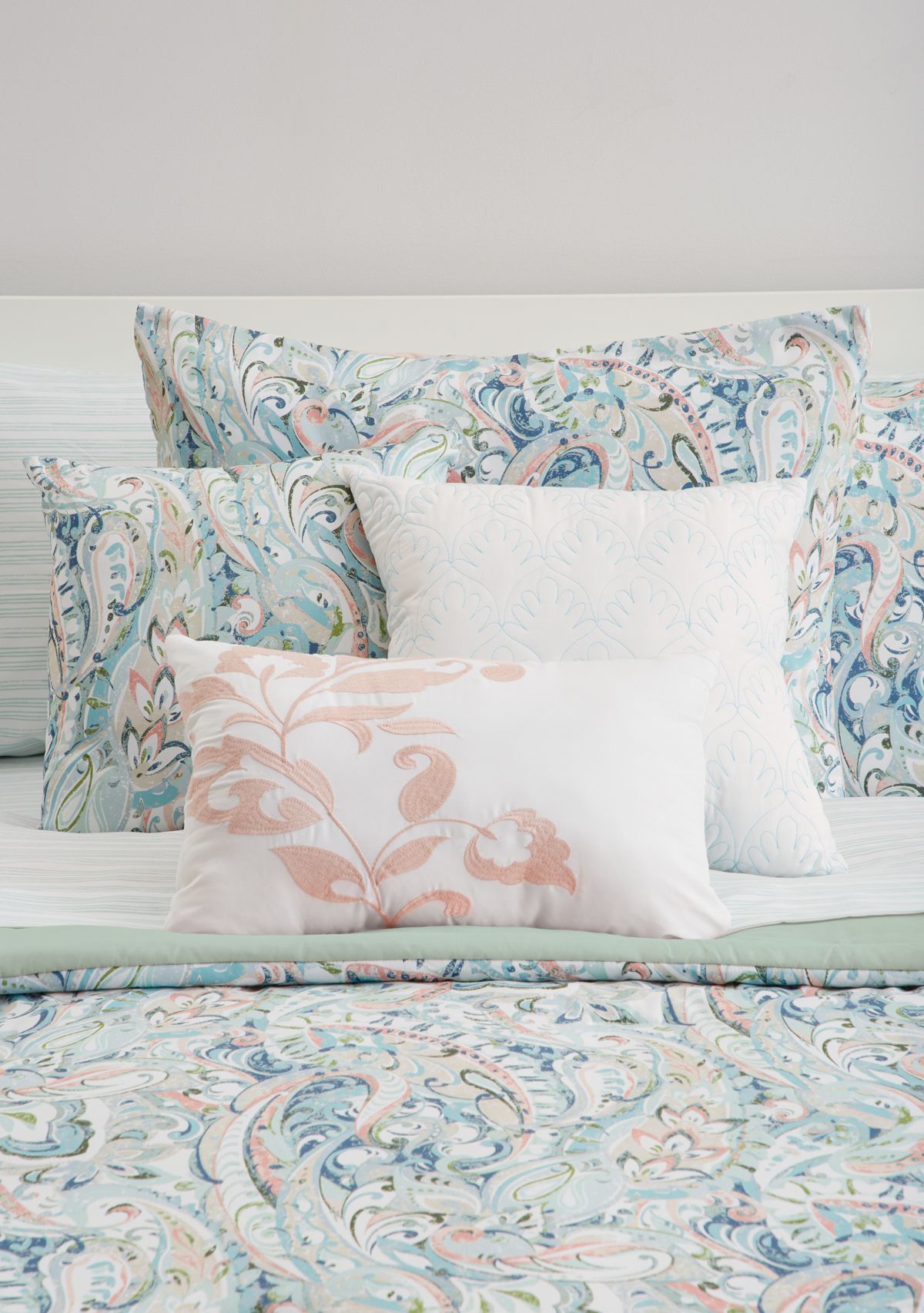 Coastal Paisley 10 Piece Bedding Set